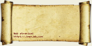 Negovanka Simonović vizit kartica